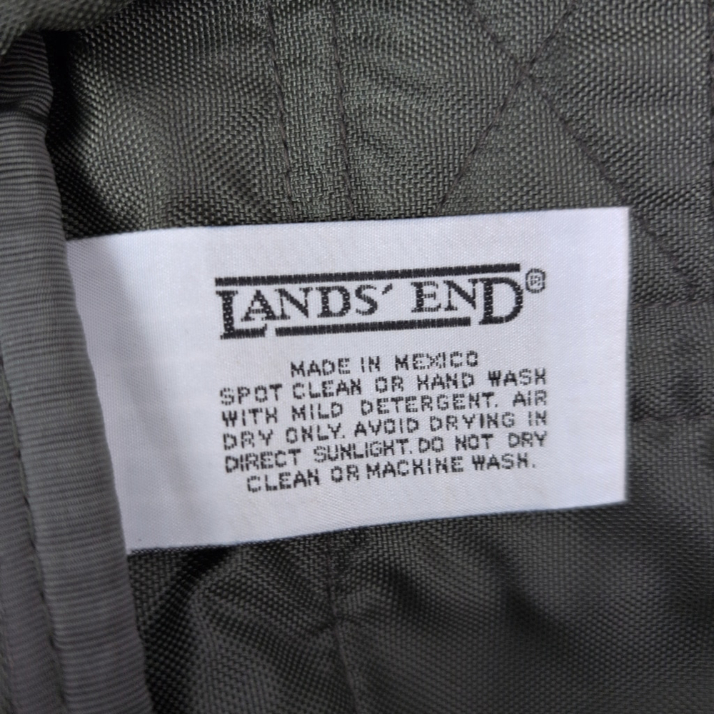 Land's End Vintage Canvas & Leather Travel Bag - Picture 2 of 9
